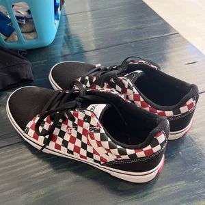 Vans checkerboard sneakers!